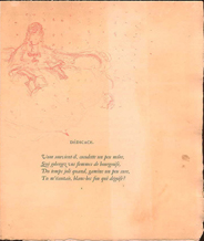 Parallèlement, Bonnard's lithograph for Verlaine's Dédicace