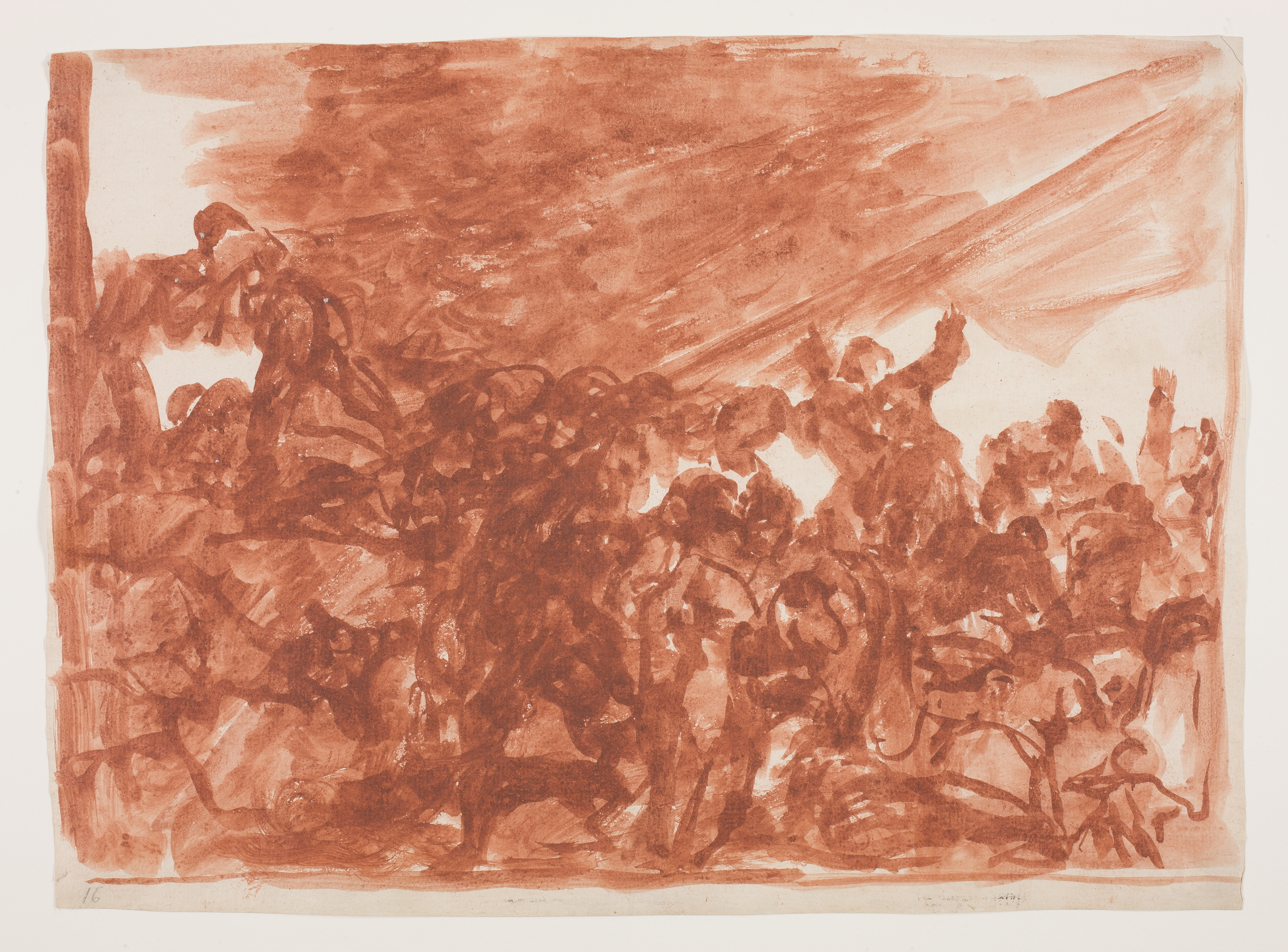 Goya, Disparate claro, 1815 (sketch)
