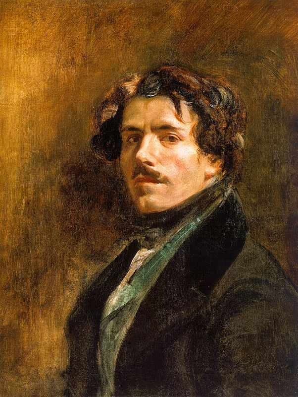 Delacroix Self-Portrait in 1837