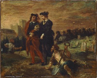Hamlet and Horatio in the Graveyard, Louvre