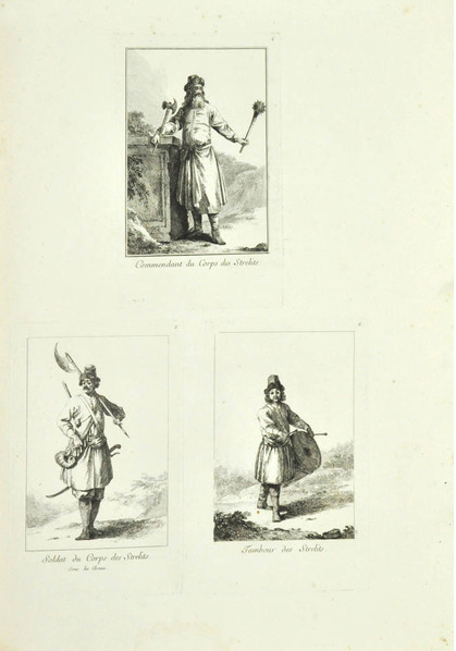 Le Prince, Les Strelits, etching
