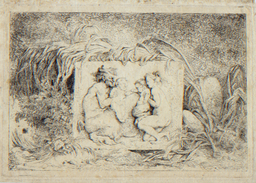 Fragonard, Famille du Satyre, etching