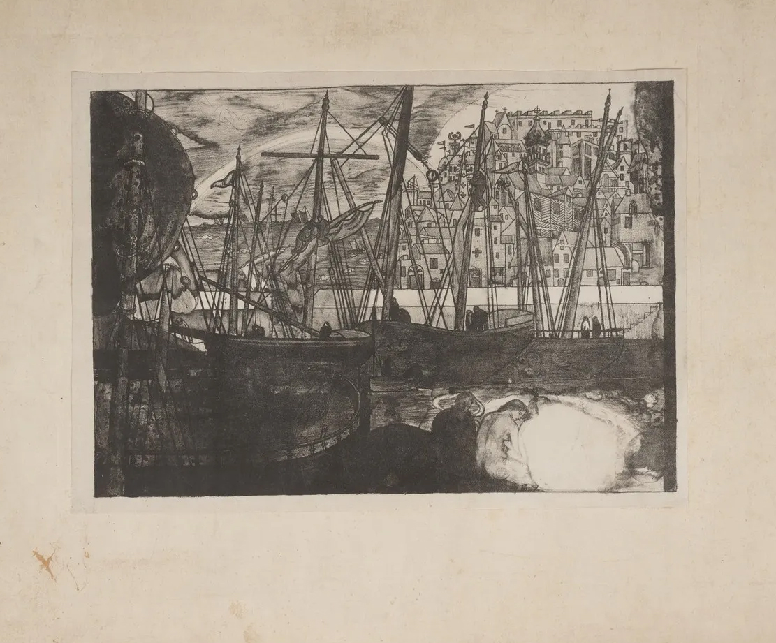 Jean-Franois Millet, Les Bcheurs, 1855, etching