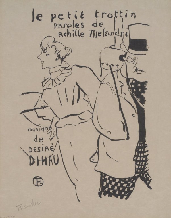 Toulouse-Lautrec, Le Petit Trottin, lithograph, 1893